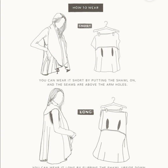 Look by M The Convertible Shawl Vest - Picture 10 of 12